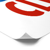 地球温暖化ストライプエコ ポスター (角)