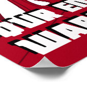 地球温暖化プロパガンダパロディのポスター ポスター (角)