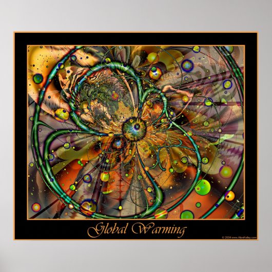 地球温暖化ポスター ポスター (正面)