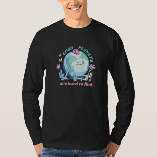 地球温暖化気候変動声明 Tシャツ (正面)