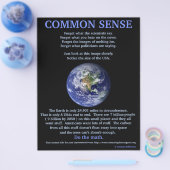 地球温暖化8.5インチx 11インチフライヤー チラシ (シングル)