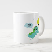 地球温暖化 ジャンボコーヒーマグカップ (正面右)