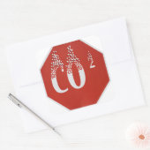 地球温暖化 スクエアシール (封筒)