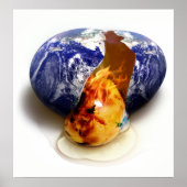 地球温暖化 ポスター (正面)