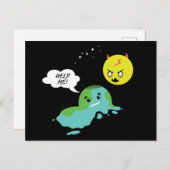 地球温暖化 ポストカード (正面/裏面)