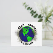 地球温暖化 ポストカード (スタンド正面)