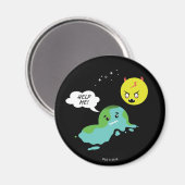 地球温暖化 マグネット (正面/裏面)