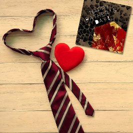 地球温暖化 - 燃える家 - 父の日 カード