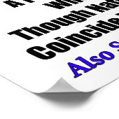 地球温暖化：現自由主義の象 ポスター (角)