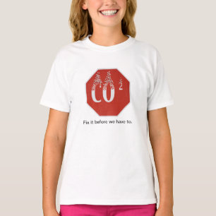 地球温暖化 Tシャツ
