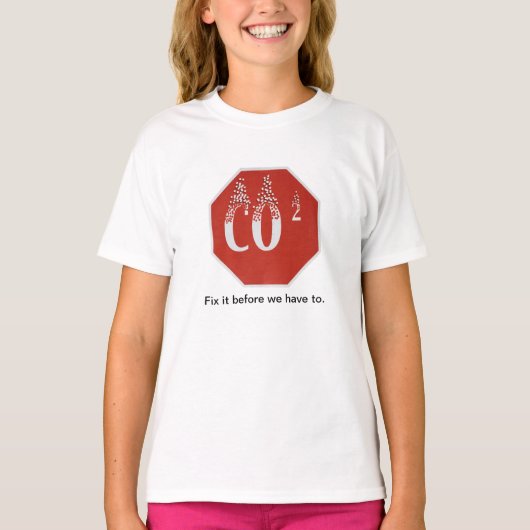 地球温暖化 Tシャツ (正面)