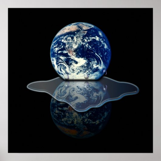 地球温暖化I ポスター (正面)