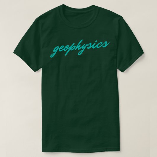 地球物理学地球物理学教授 Tシャツ (デザイン正面)