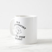 地球物理学者のデザイン コーヒーマグカップ (正面左)