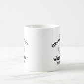 地球物理学者のデザイン コーヒーマグカップ (中央)