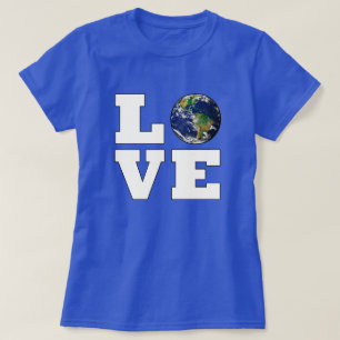 地球環境保護を愛する Tシャツ