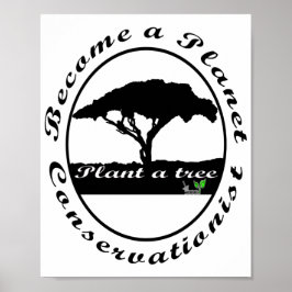 地球環境保護論者になる ポスター