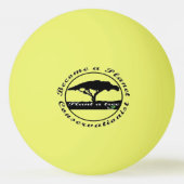 地球環境保護論者になる 卓球ボール (正面)