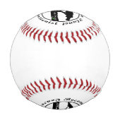 地球環境保護論者になる 野球ボール (裏面)