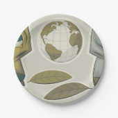 地球生物 ペーパープレート (正面)