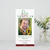 地球白の休日のクリスマスカードの平和M2の シーズンカード (スタンド正面)