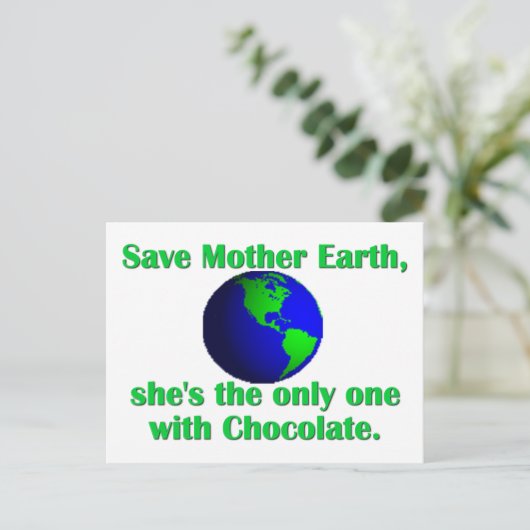 地球祝の日 ポストカード (スタンド正面)