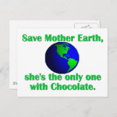 地球祝の日 ポストカード (正面/裏面)