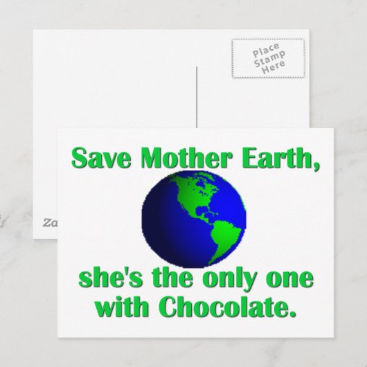 地球祝の日 ポストカード (正面/裏面)