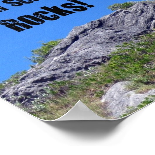 地球科学の岩! ポスター (角)