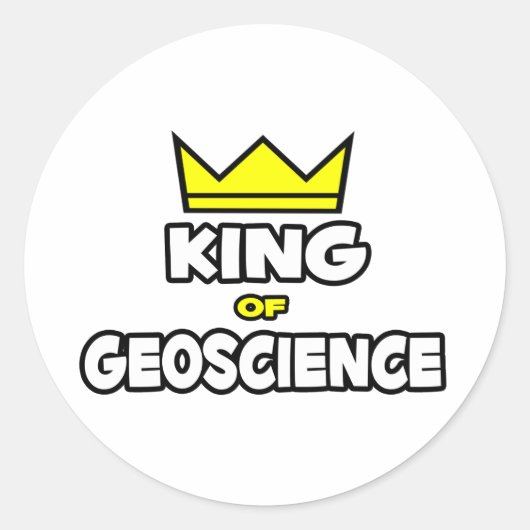 地球科学の王 ラウンドシール (正面)