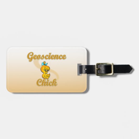 地球科学シック ラゲッジタグ (正面横)
