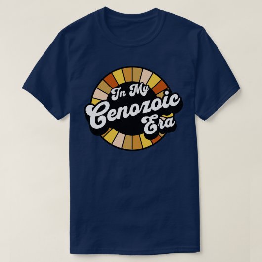地球科学センター地質学時代 Tシャツ (デザイン正面)