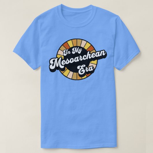 地球科学メソアルカイア時代の地質学 Tシャツ (デザイン正面)