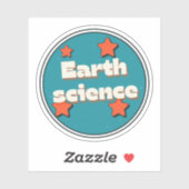 地球科学 シール (シート)