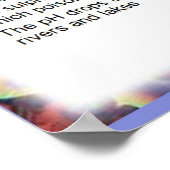 地球科学、環境酸性雨 ポスター (角)