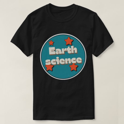 地球科学 Tシャツ (デザイン正面)