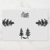 地球空白の兵 リキュールボトルラベル (シングルラベル)