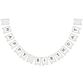 地球紙吹雪水色ドット束フラグ バンティングフラッグ