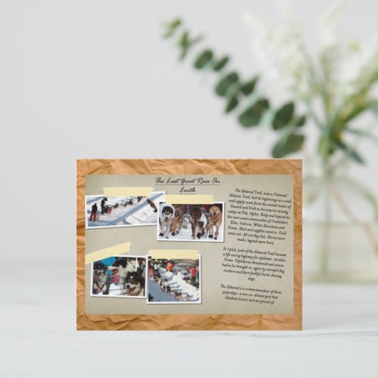 地球素晴らしでの最後のレース ポストカード (スタンド正面)