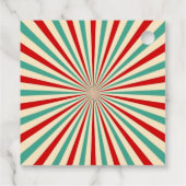 地球素晴らし回路に表示子供の誕生日パーティー フェイバータグ (裏面)