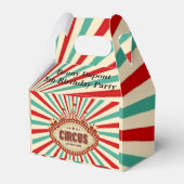 地球素晴らし回路に表示子供の誕生日パーティー フェイバーボックス (正面サイド)