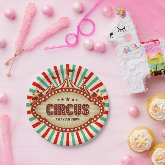 地球素晴らし回路に表示子供の誕生日パーティー ペーパープレート (パーティー)