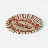 地球素晴らし回路に表示子供の誕生日パーティー ペーパープレート (アングル)