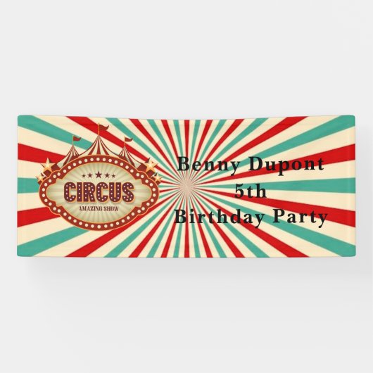 地球素晴らし回路に表示子供の誕生日パーティー 横断幕 (横)