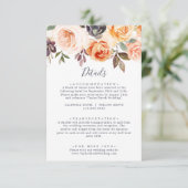 地球素朴フローラの結婚詳細エンクロージャカード エンクロージャーカード (スタンド正面)