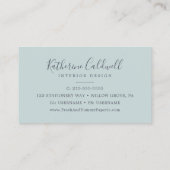 地球素朴花模様 | Mint名刺 名刺 (裏面)