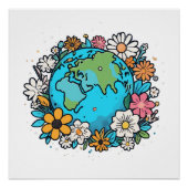 地球美しい ポスター (正面)