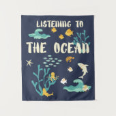 地球聞の日の海だ タペストリー (正面)