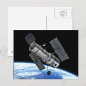 地球軌道上のハッブル宇宙望遠鏡 NASAの写真 ポストカード (正面/裏面)