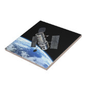 地球軌道上のハッブル宇宙望遠鏡 NASA写真 タイル (側面)